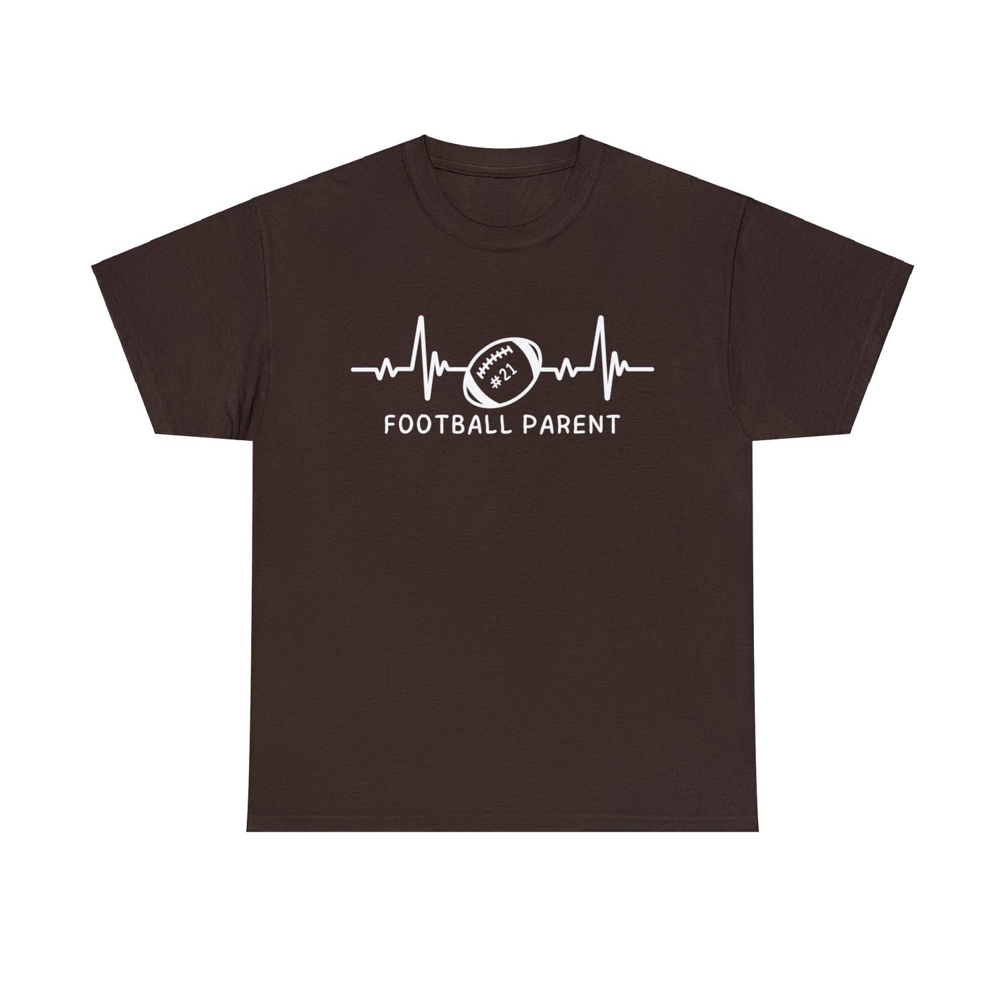 Unisex Heavy Cotton T-Shirt - Football Parent (Express Delivery Available for USA Customers)