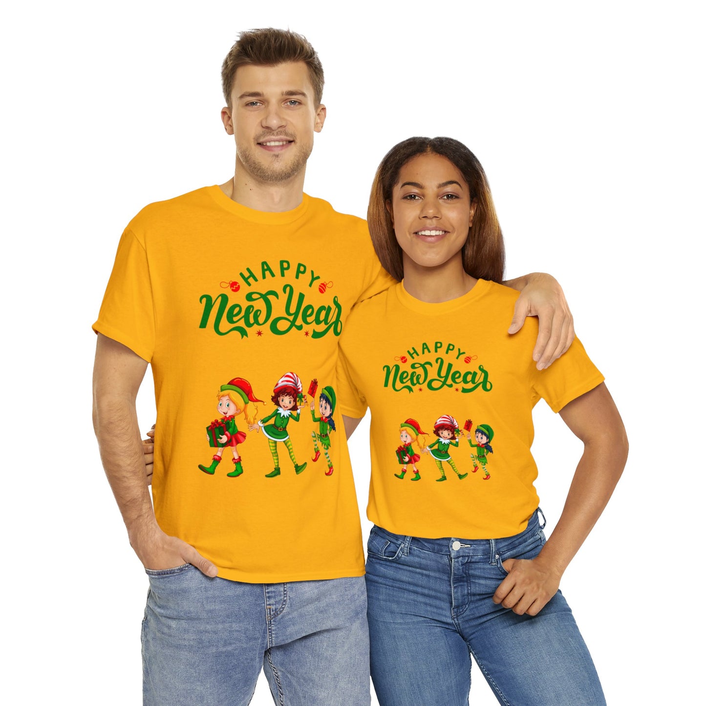 Unisex Heavy Cotton T-Shirt - New Year Irish Party
