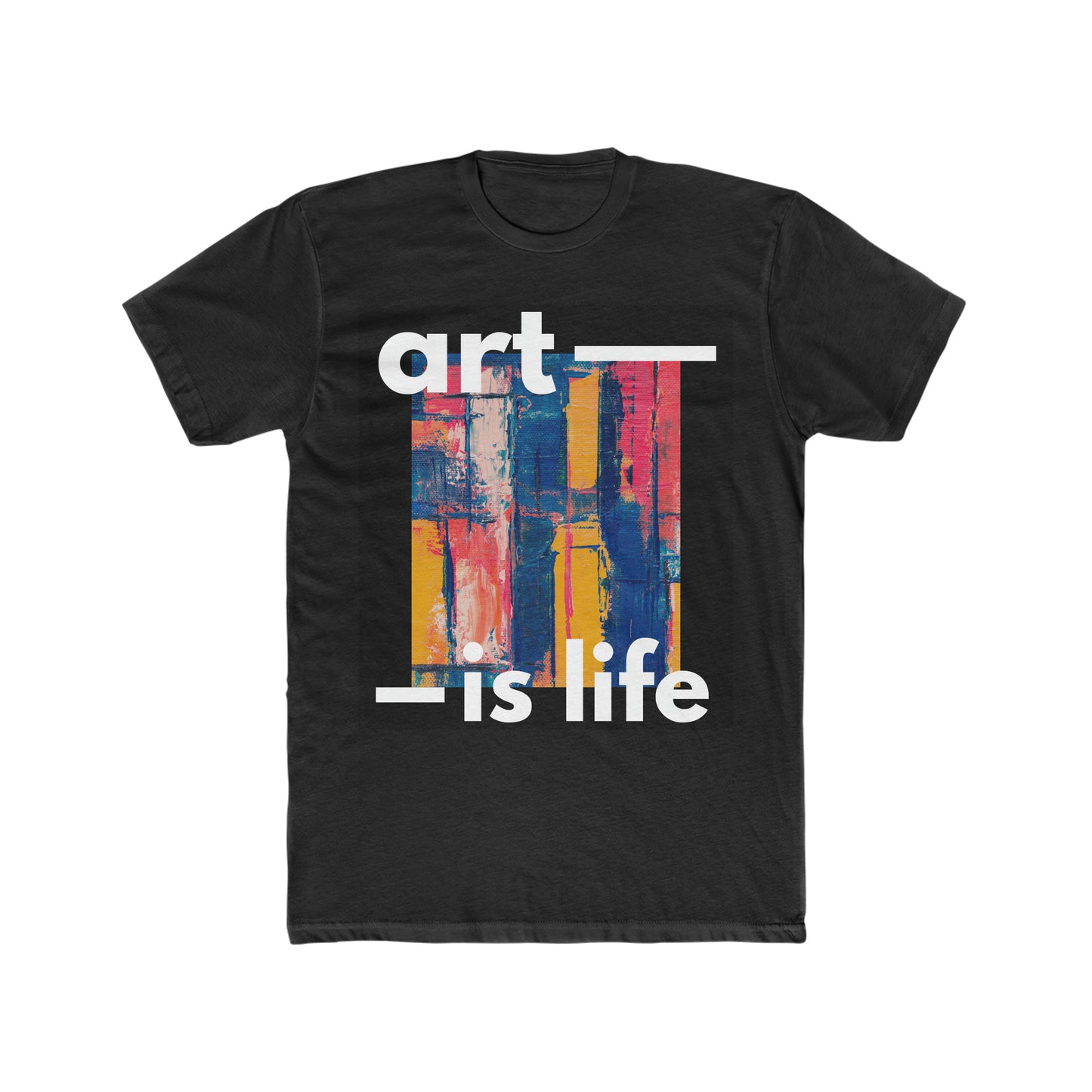Art is Life Background Men's T-Shirt