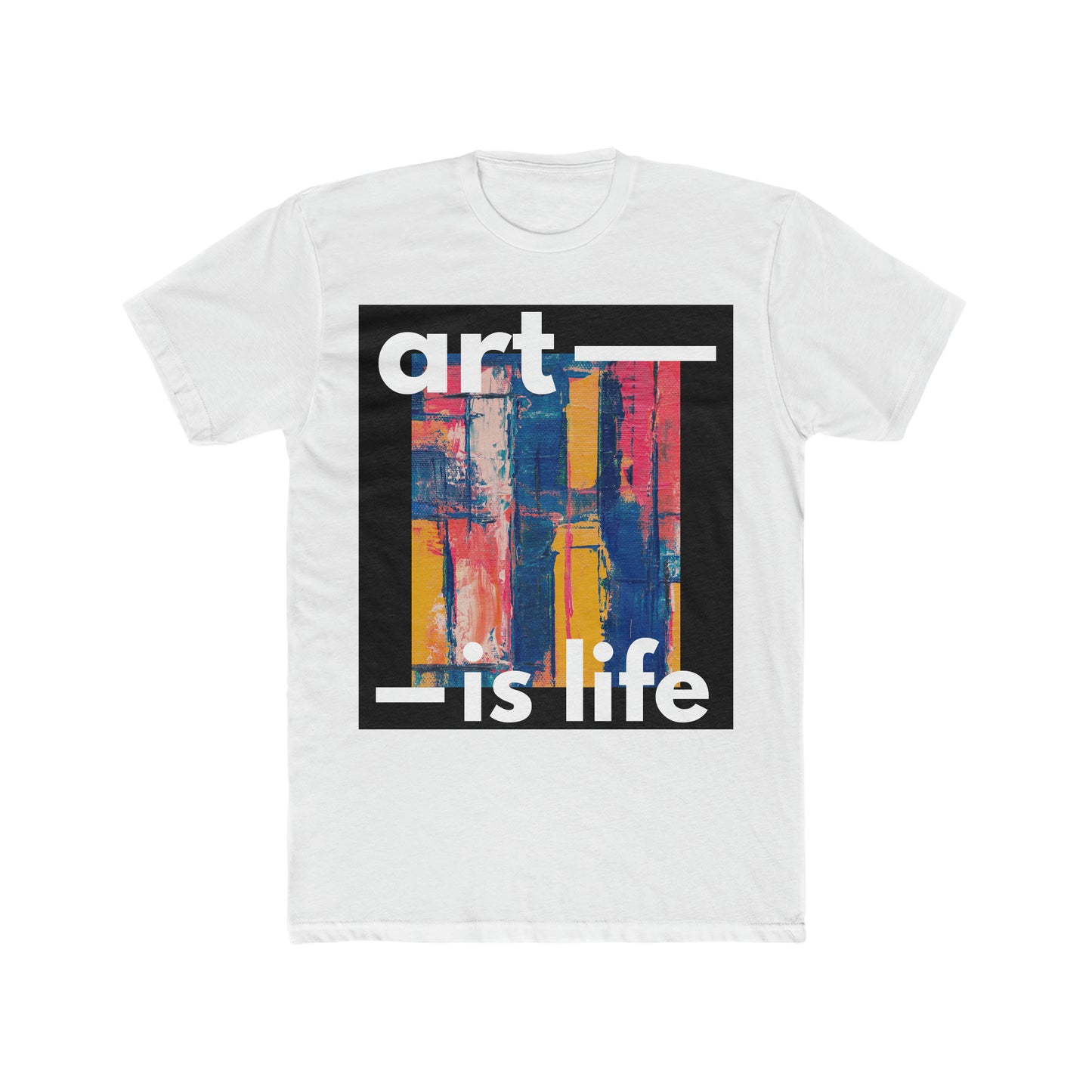 Art is Life Background Men's T-Shirt