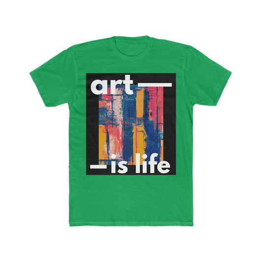 Art is Life Background Men's T-Shirt