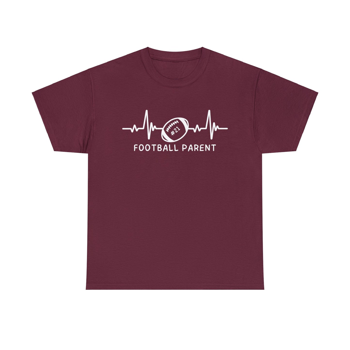 Unisex Heavy Cotton T-Shirt - Football Parent (Express Delivery Available for USA Customers)