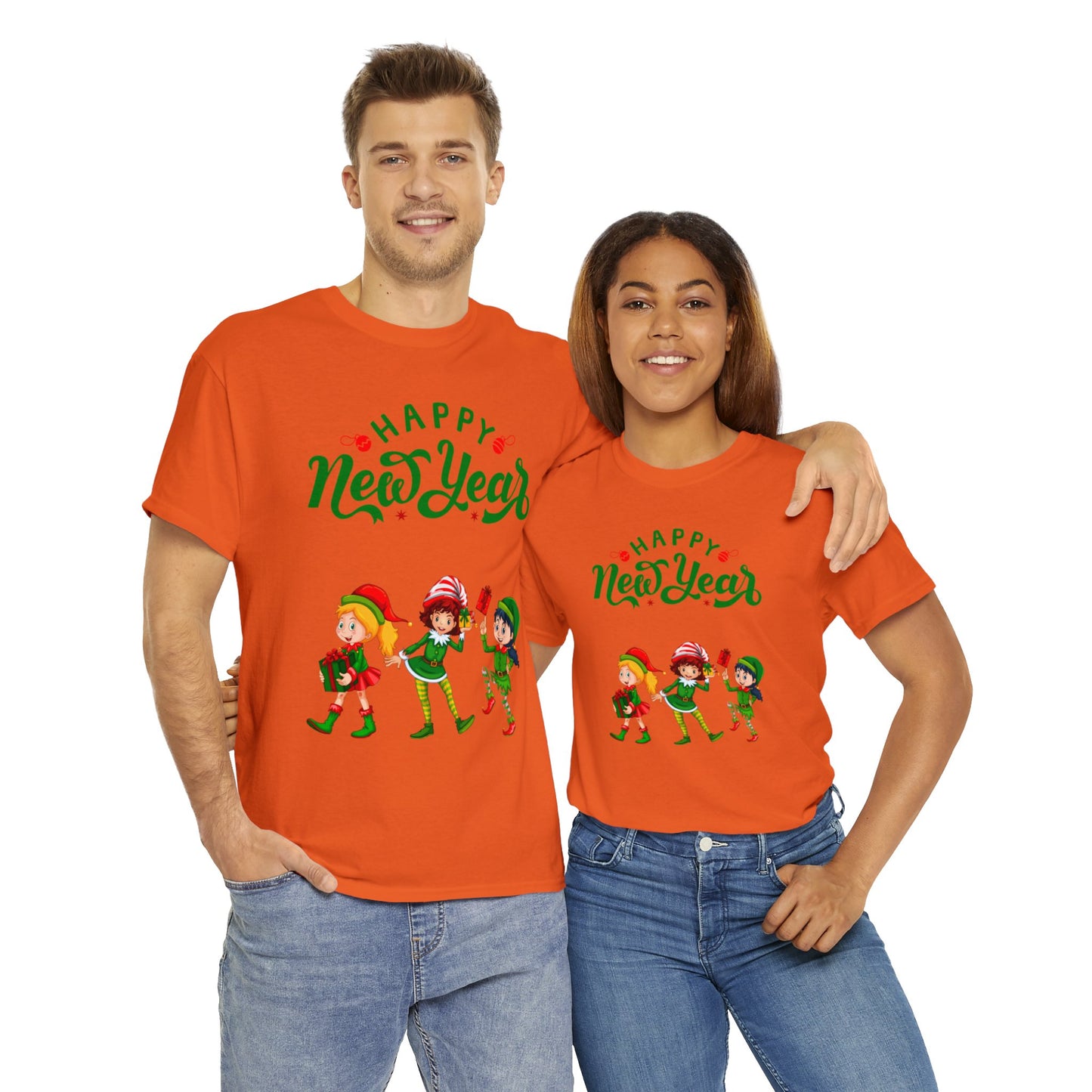 Unisex Heavy Cotton T-Shirt - New Year Irish Party