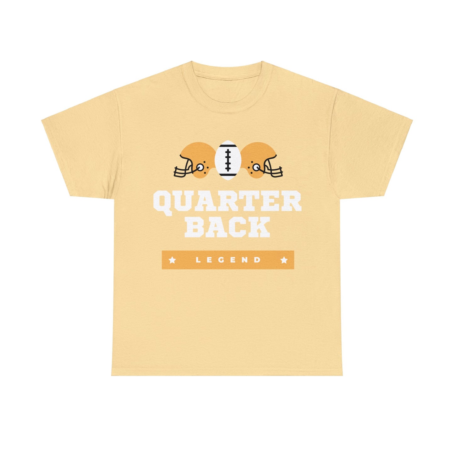 Unisex Heavy Cotton T-Shirt - Quarterback Legend (Express Delivery Available for USA Customers)