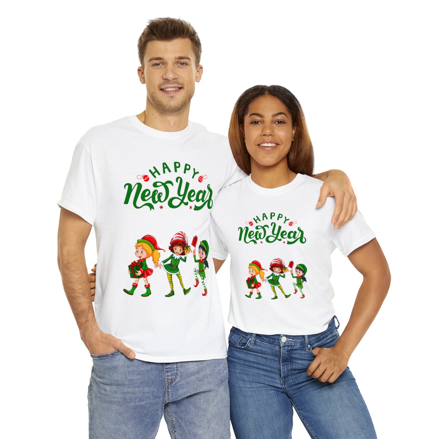 Unisex Heavy Cotton T-Shirt - New Year Irish Party