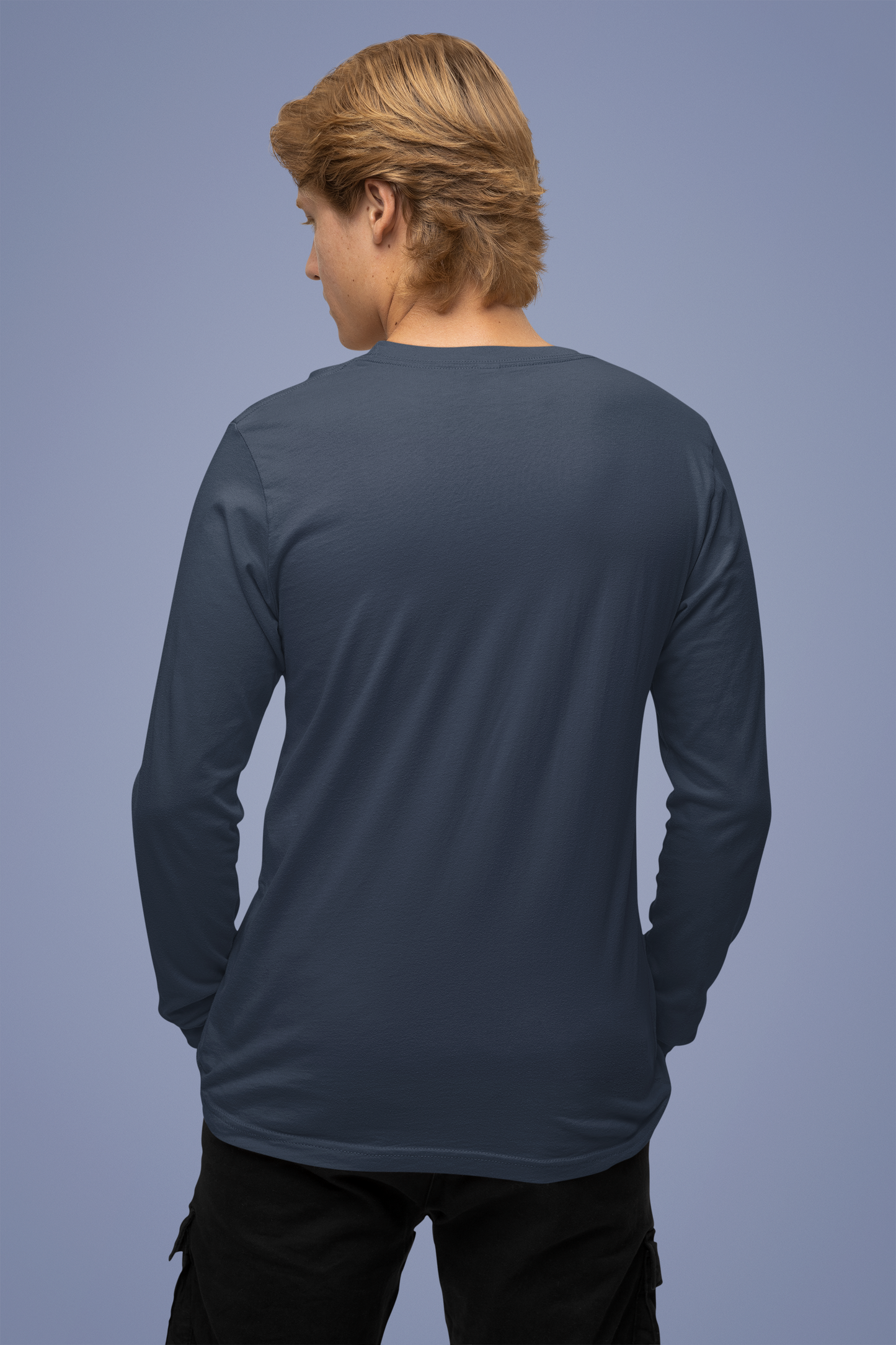 Break the Reality Background Men's Long Sleeve T-Shirt