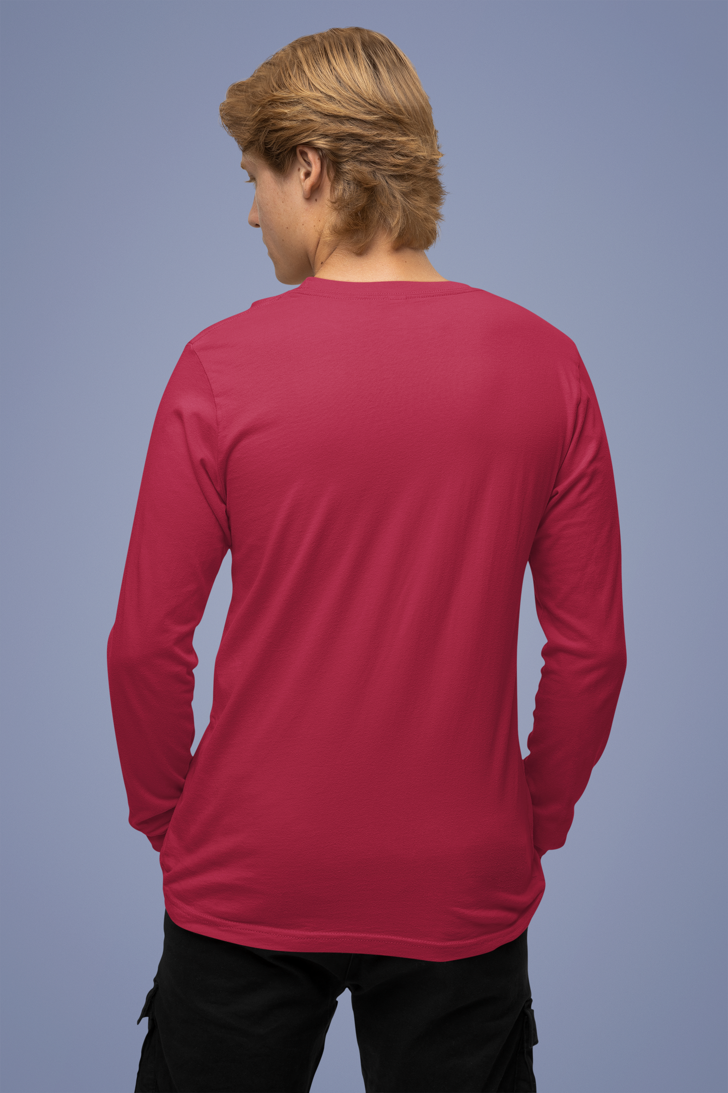 Break the Reality Background Men's Long Sleeve T-Shirt
