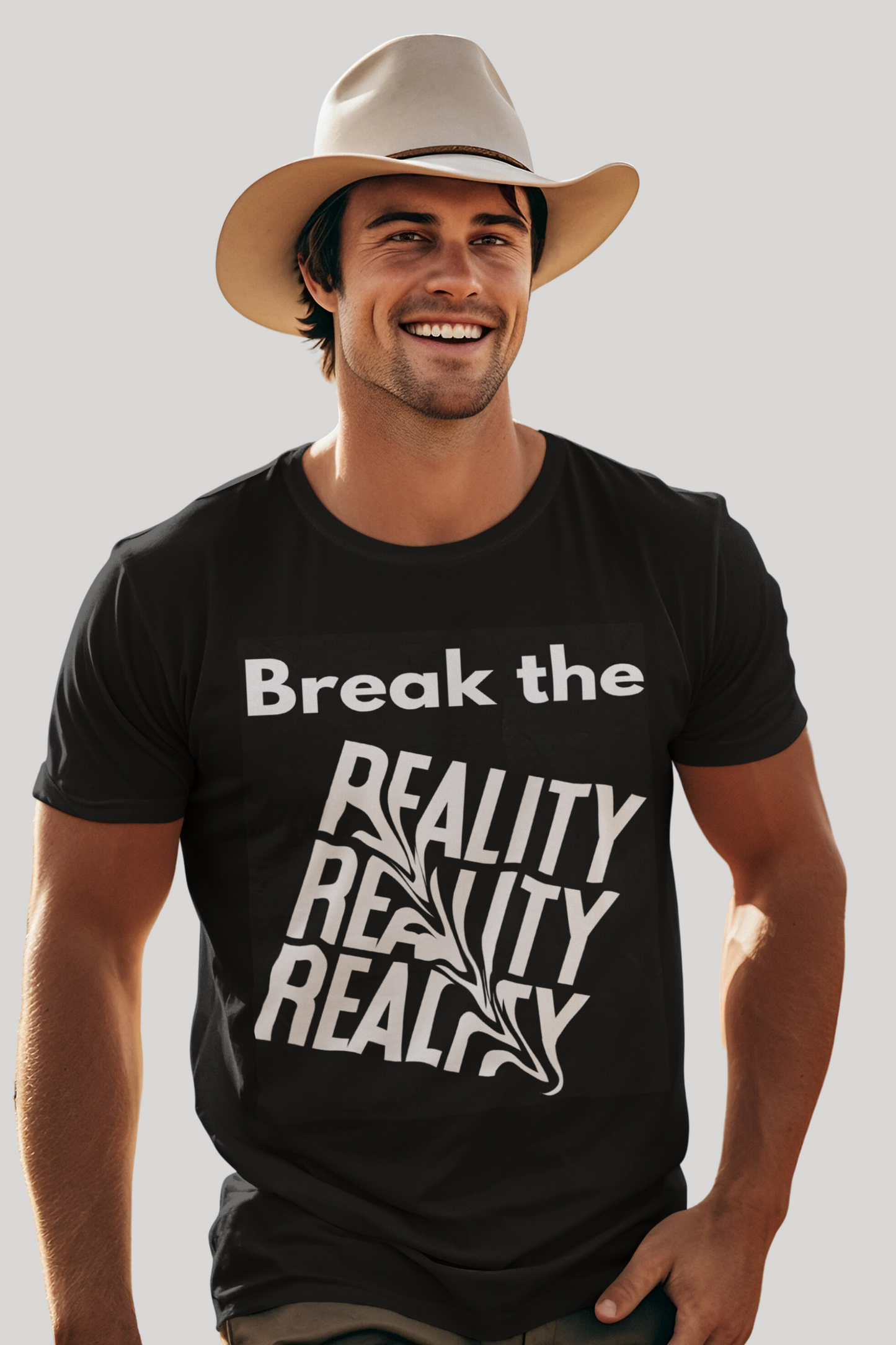 Break the Reality Background Men's T-Shirt