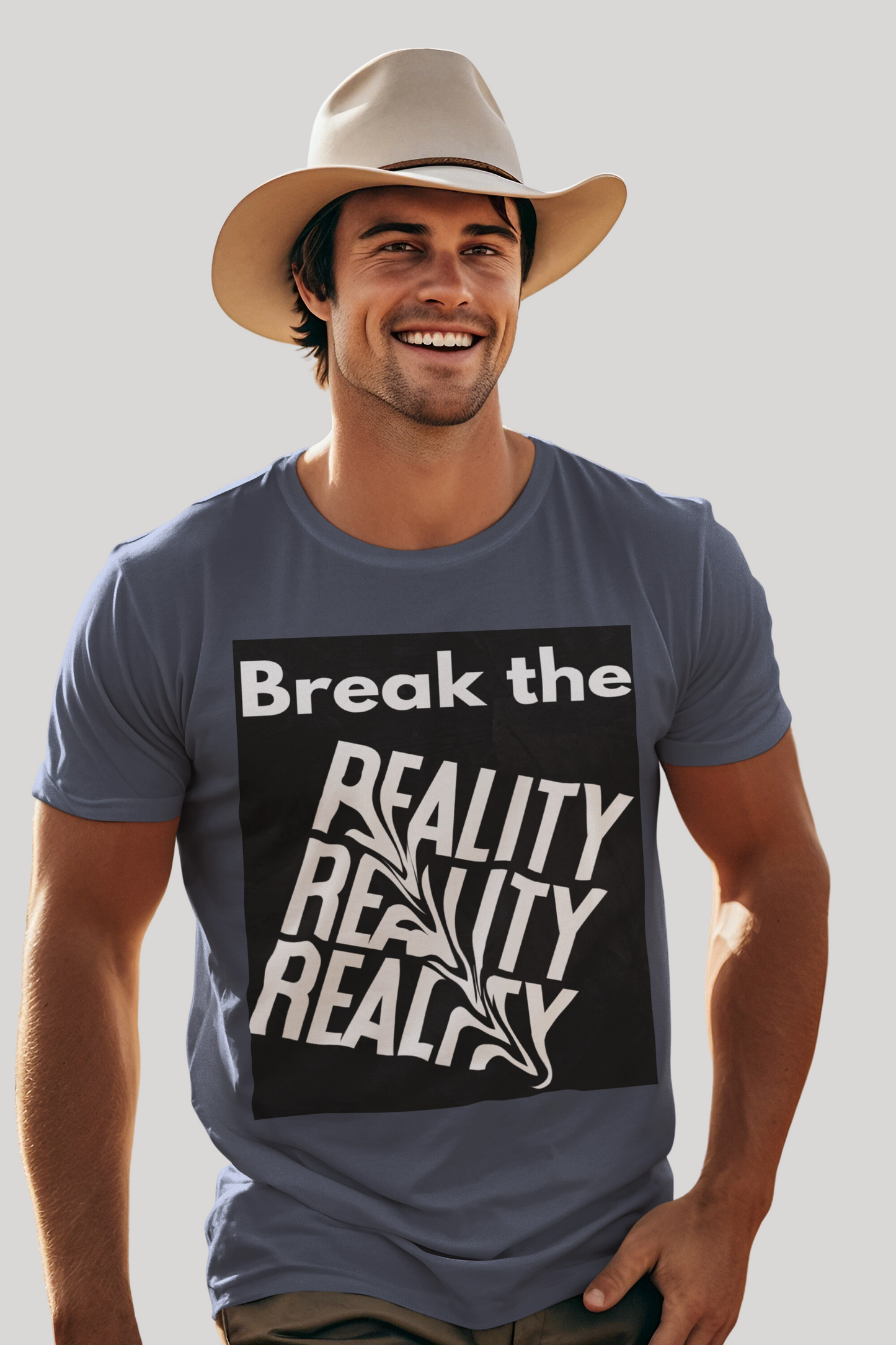 Break the Reality Background Men's T-Shirt