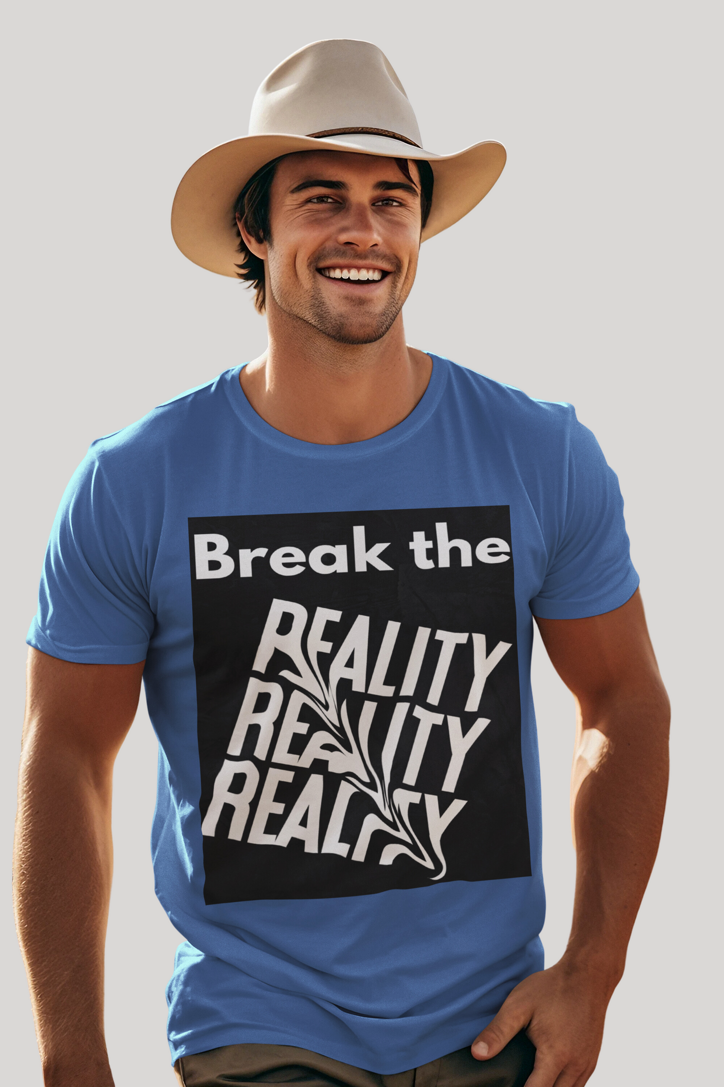 Break the Reality Background Men's T-Shirt