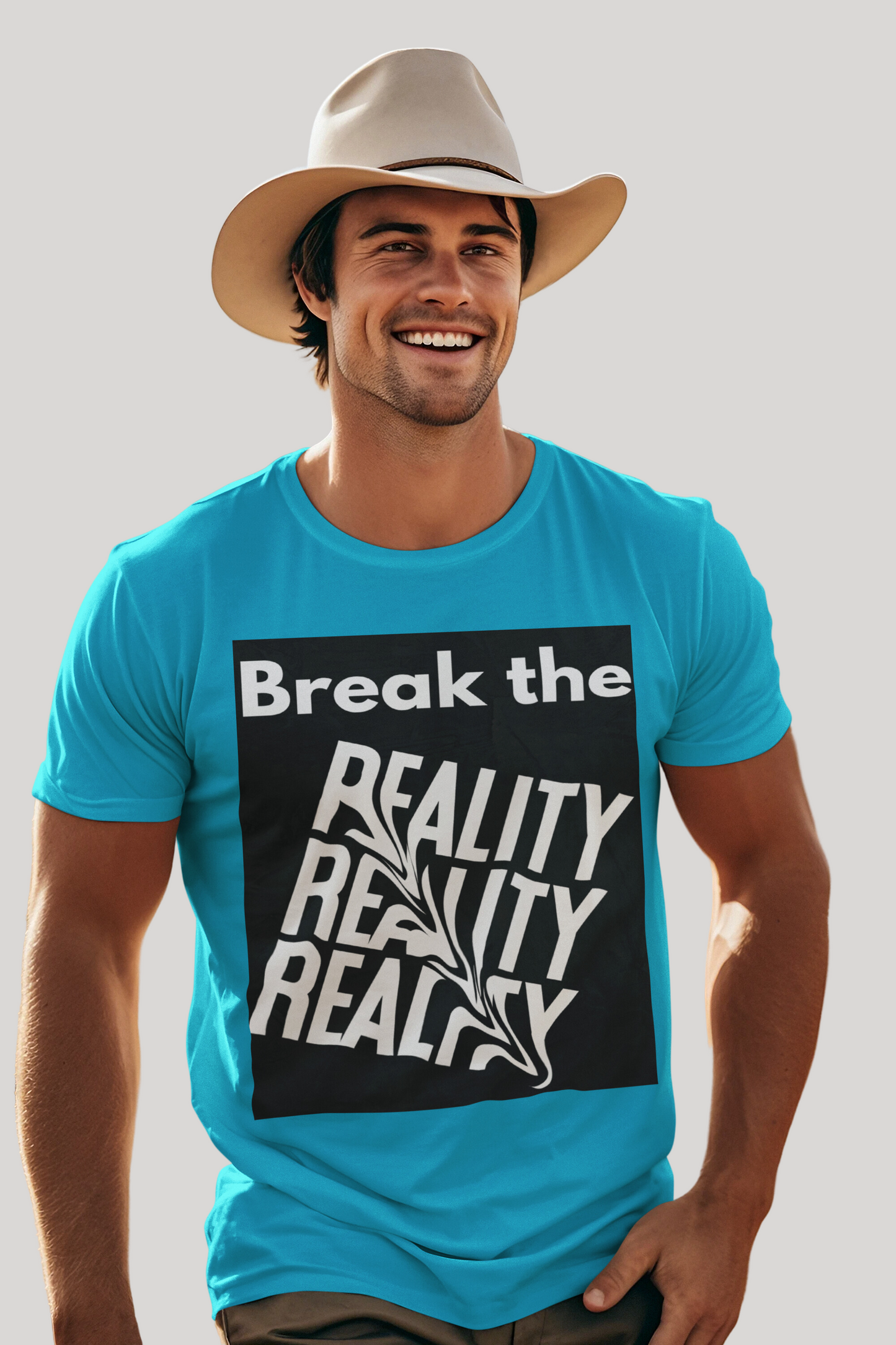 Break the Reality Background Men's T-Shirt