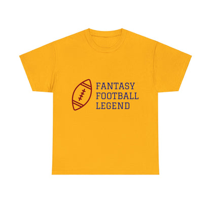 Unisex Heavy Cotton T-Shirt - Fantasy Football Legend  (Express Delivery Available for USA Customers)