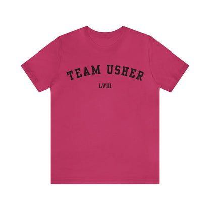 Team Usher LVIII Unisex T-Shirt (Express Delivery Available for USA Customers)