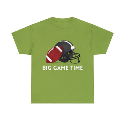 Unisex Heavy Cotton T-Shirt - Big Game Time (Express Delivery Available for USA Customers)