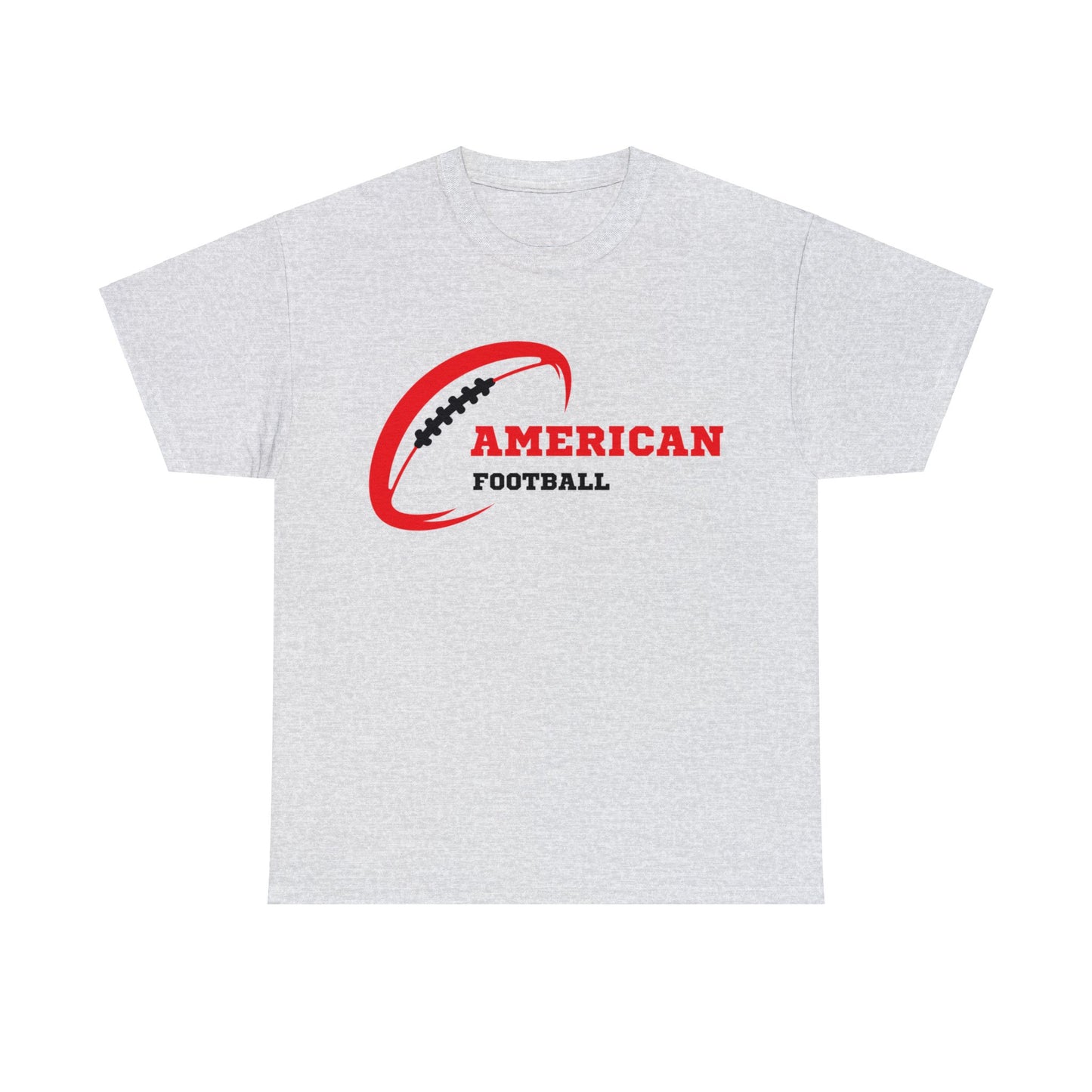 Unisex Heavy Cotton T-Shirt - Amerian Football Logo (Express Delivery Available for USA Customers)