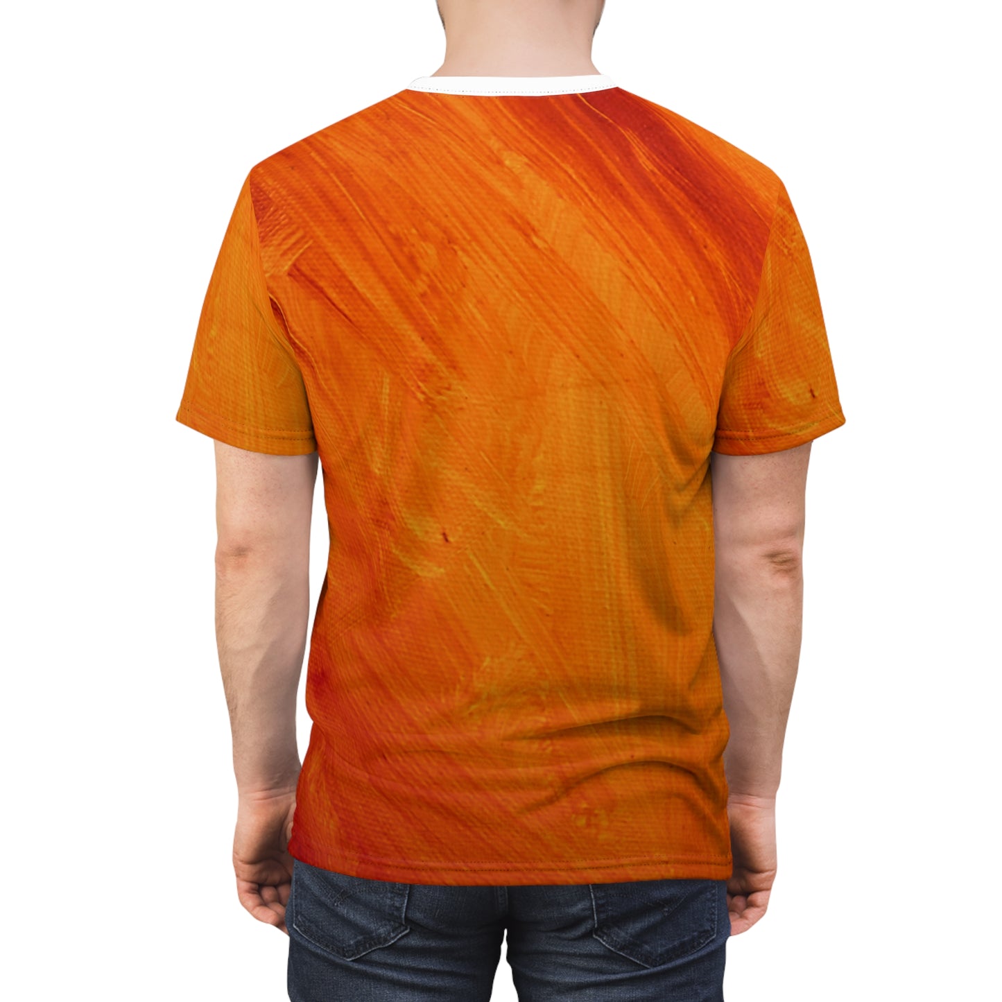 Orange Red Coloured T-Shirt (All Over Print)