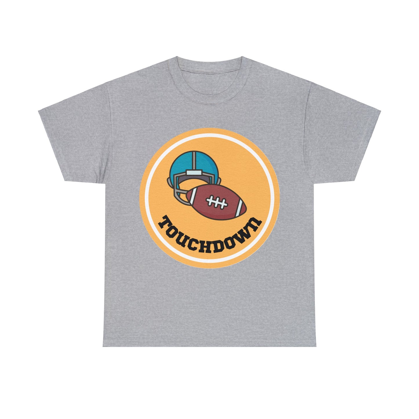 Unisex Heavy Cotton T-Shirt - American Football Touch Down (Express Delivery Available for USA Customers)