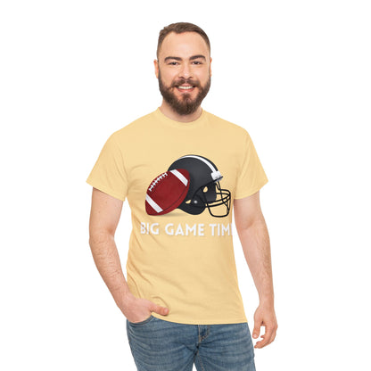 Unisex Heavy Cotton T-Shirt - Big Game Time (Express Delivery Available for USA Customers)