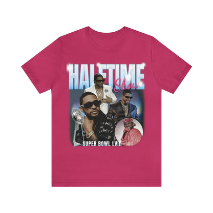 Usher Half Time Show LVIII Graphics Unisex T-Shirt (Express Delivery Available for USA Customers)