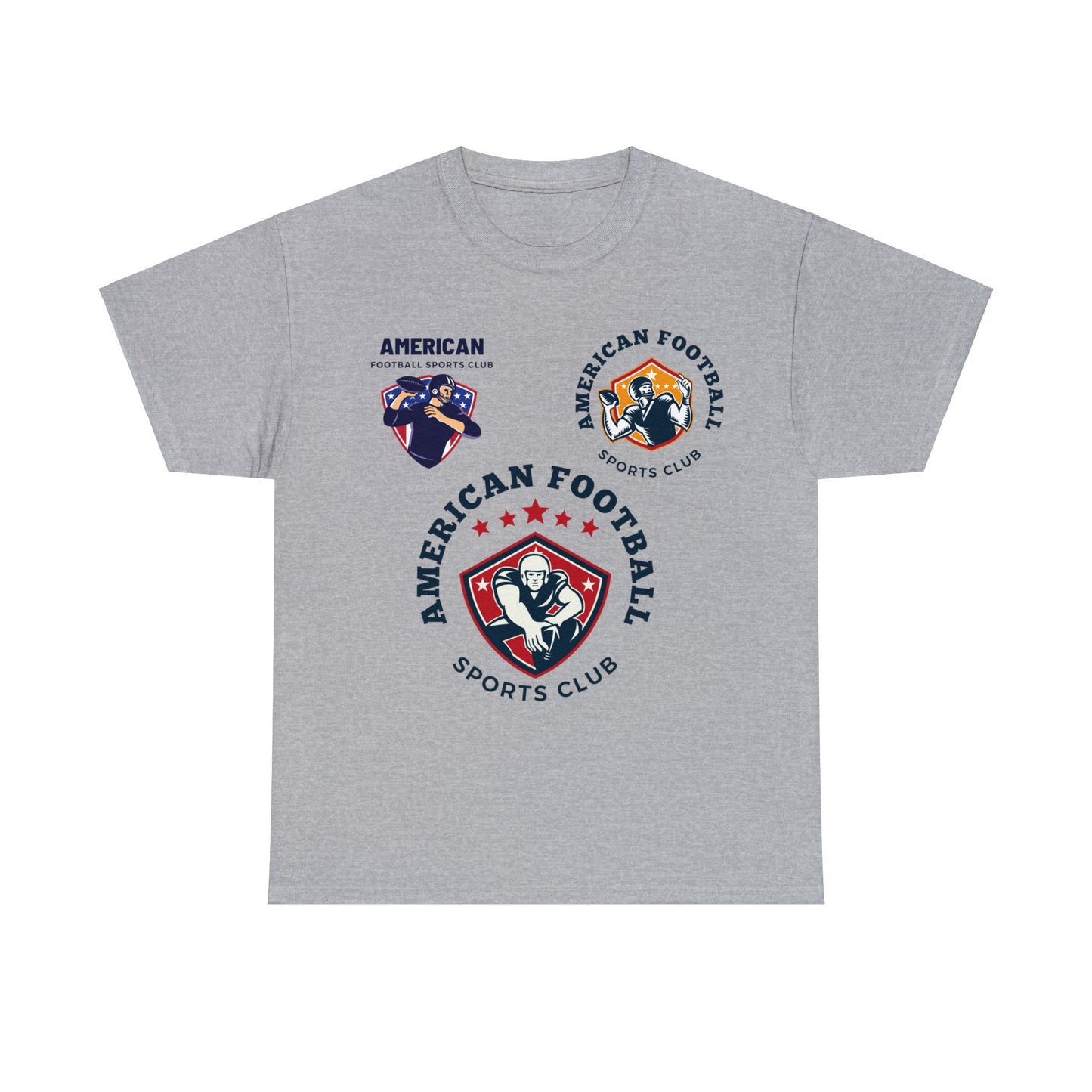 Unisex Heavy Cotton T-Shirt - American Football Sports Club (Express Delivery Available for USA Customers)