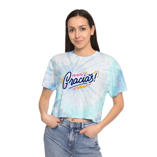 Gracias Tie-Dye Crop Tee — Women's Gracias Top