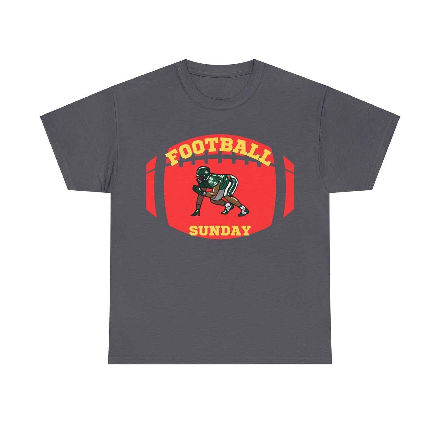 Unisex Heavy Cotton T-Shirt - Football Sunday (Express Delivery Available for USA Customers)