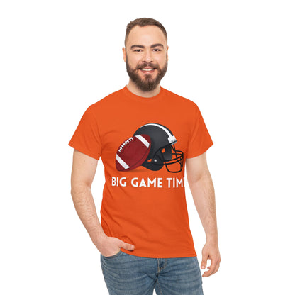 Unisex Heavy Cotton T-Shirt - Big Game Time (Express Delivery Available for USA Customers)