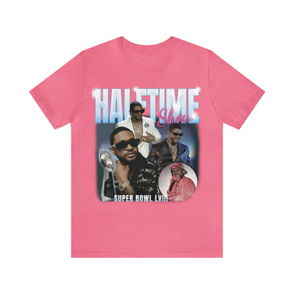 Usher Half Time Show LVIII Graphics Unisex T-Shirt (Express Delivery Available for USA Customers)