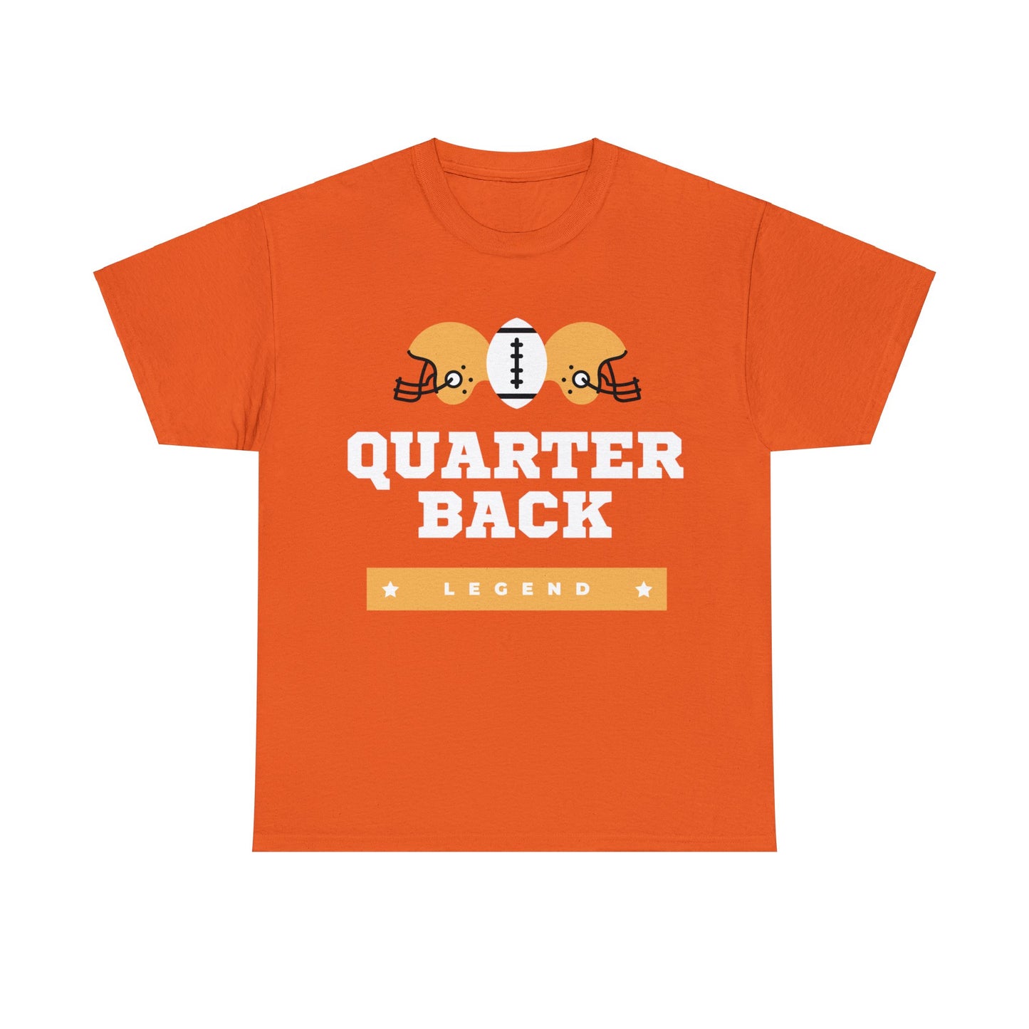 Unisex Heavy Cotton T-Shirt - Quarterback Legend (Express Delivery Available for USA Customers)