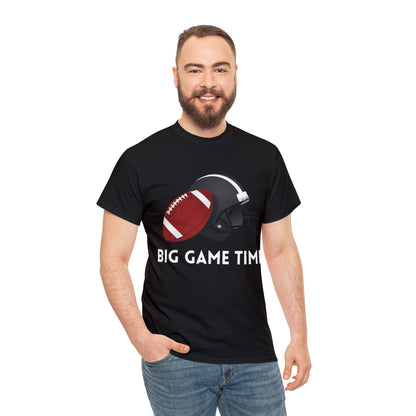 Unisex Heavy Cotton T-Shirt - Big Game Time (Express Delivery Available for USA Customers)