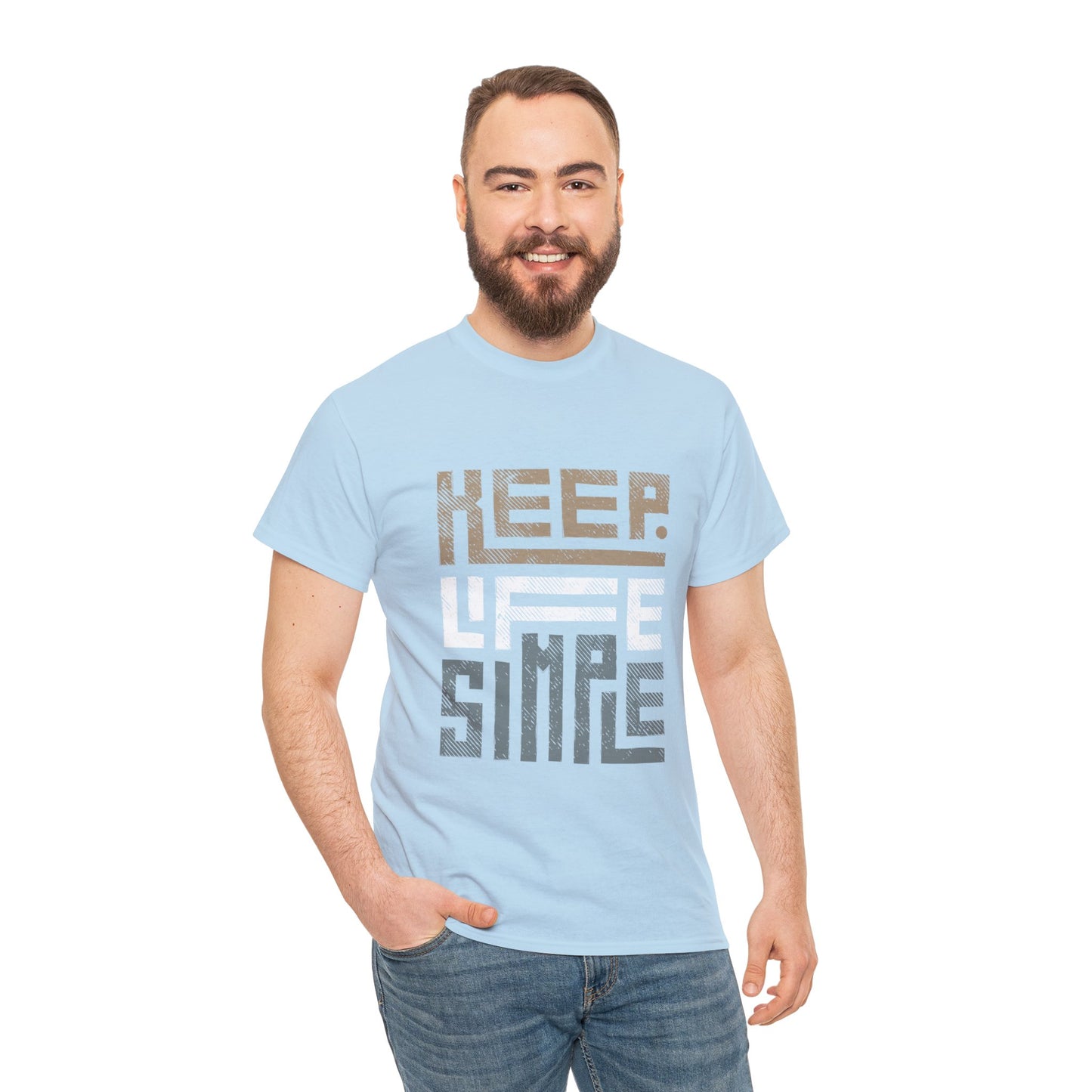 Unisex Heavy Cotton T-Shirt - Keep Life Simple