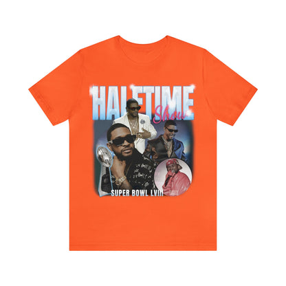 Usher Half Time Show LVIII Graphics Unisex T-Shirt (Express Delivery Available for USA Customers)