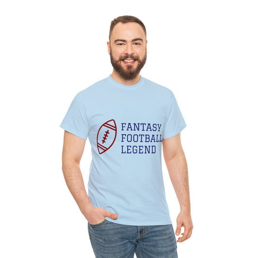 Unisex Heavy Cotton T-Shirt - Fantasy Football Legend (Express Delivery Available for USA Customers)