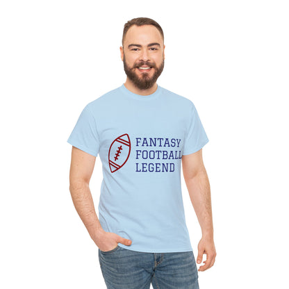 Unisex Heavy Cotton T-Shirt - Fantasy Football Legend  (Express Delivery Available for USA Customers)