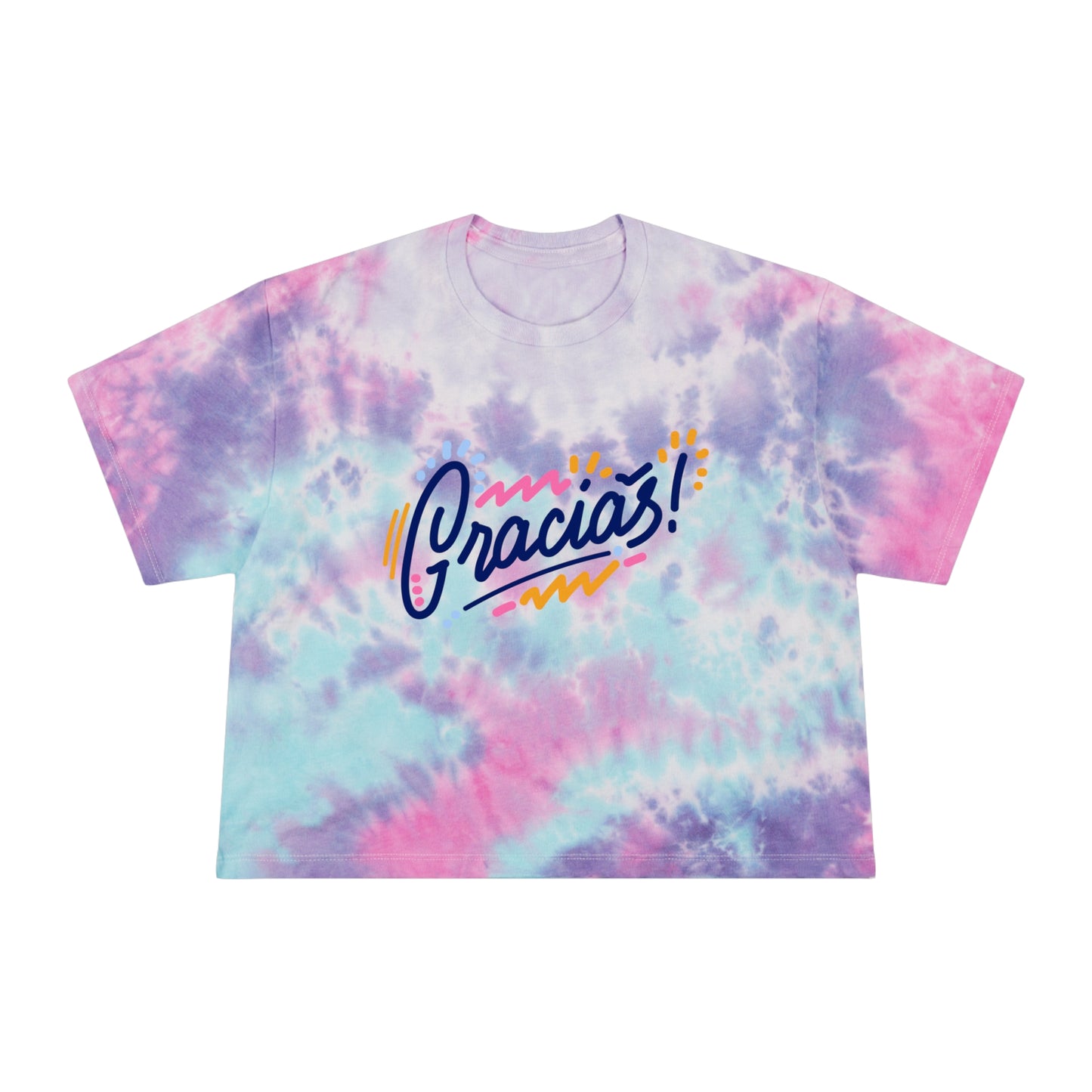 Gracias Tie-Dye Crop Tee — Women's Gracias Top