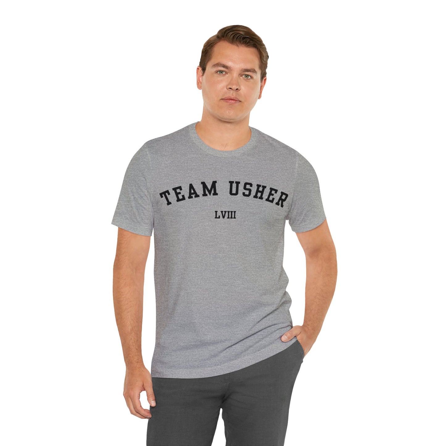 Team Usher LVIII Unisex T-Shirt (Express Delivery Available for USA Customers)