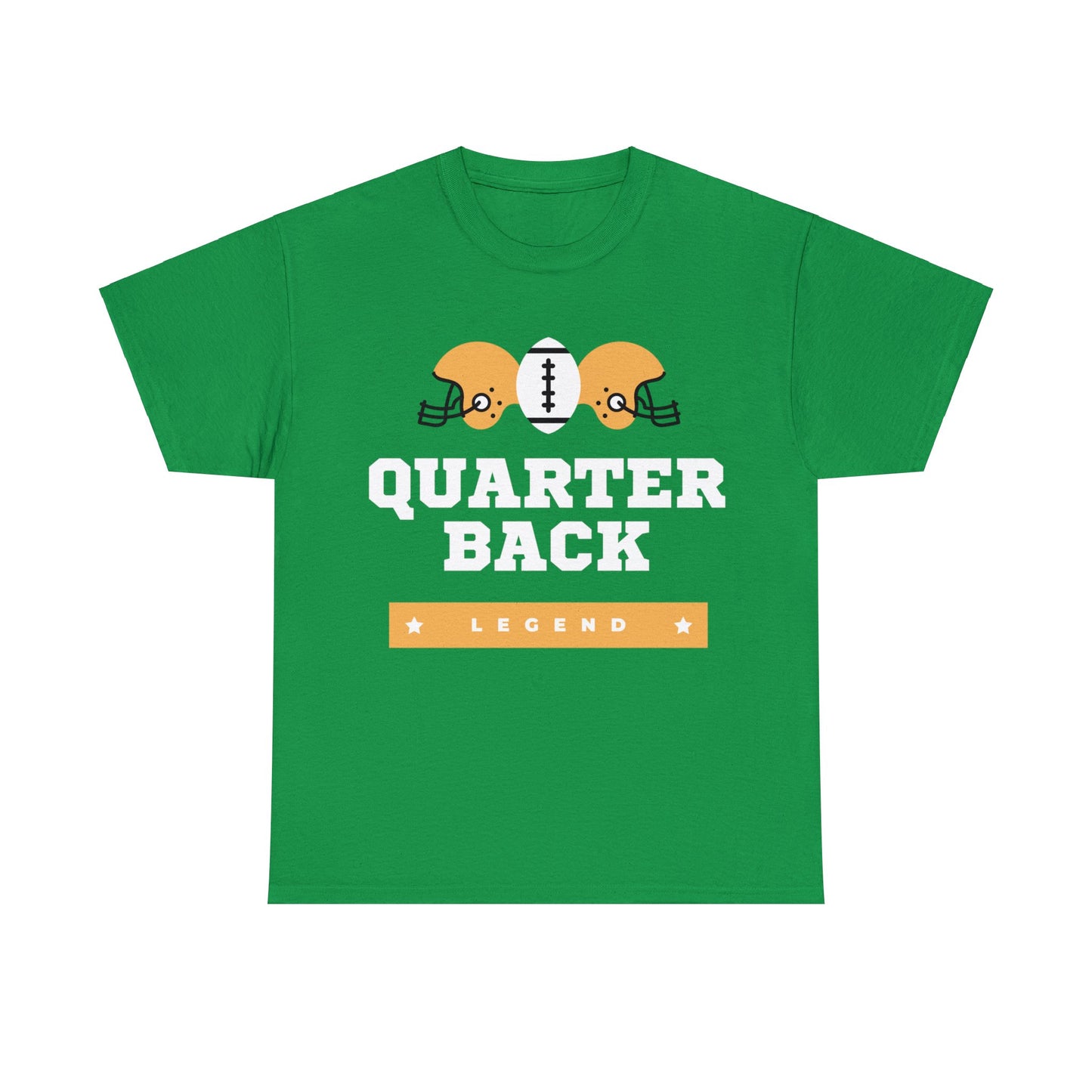 Unisex Heavy Cotton T-Shirt - Quarterback Legend (Express Delivery Available for USA Customers)