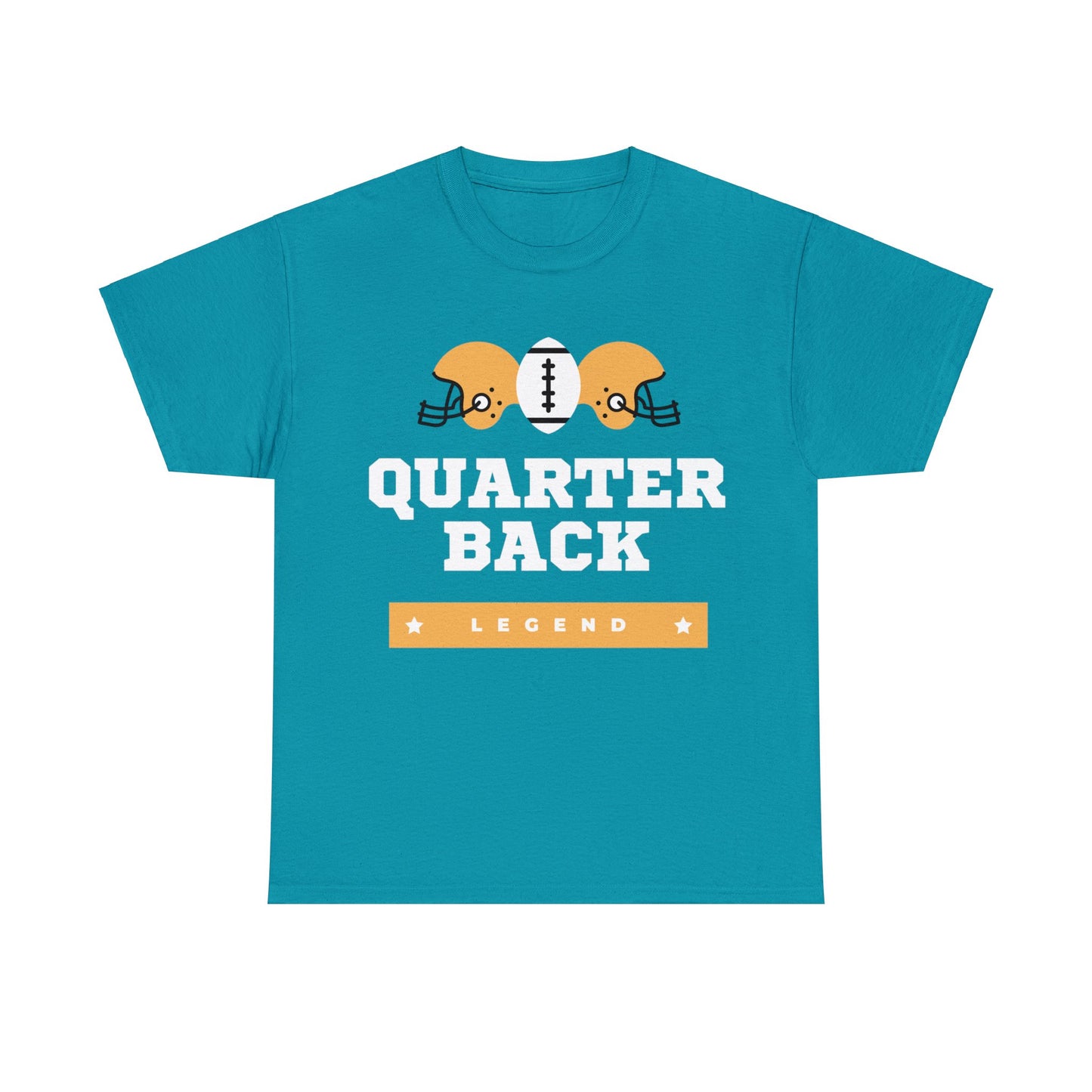 Unisex Heavy Cotton T-Shirt - Quarterback Legend (Express Delivery Available for USA Customers)