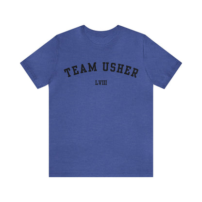 Team Usher LVIII Unisex T-Shirt (Express Delivery Available for USA Customers)