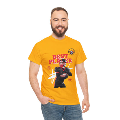 Unisex Heavy Cotton T-Shirt - Best Player Football (Express Delivery Available for USA Customers)