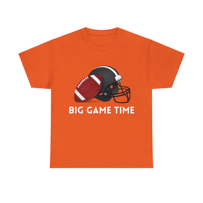 Unisex Heavy Cotton T-Shirt - Big Game Time (Express Delivery Available for USA Customers)