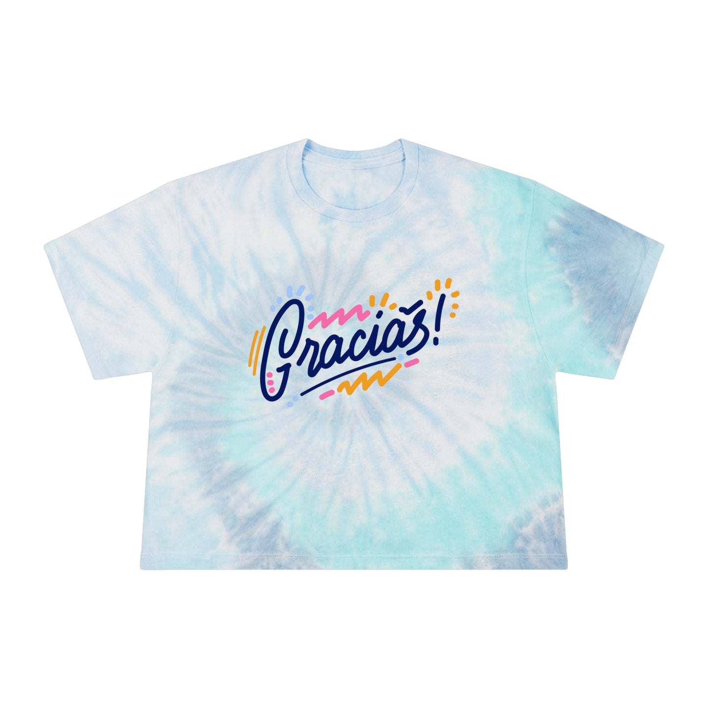 Gracias Tie-Dye Crop Tee — Women's Gracias Top