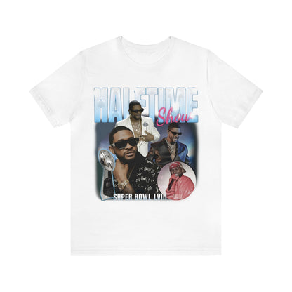 Usher Half Time Show LVIII Graphics Unisex T-Shirt (Express Delivery Available for USA Customers)