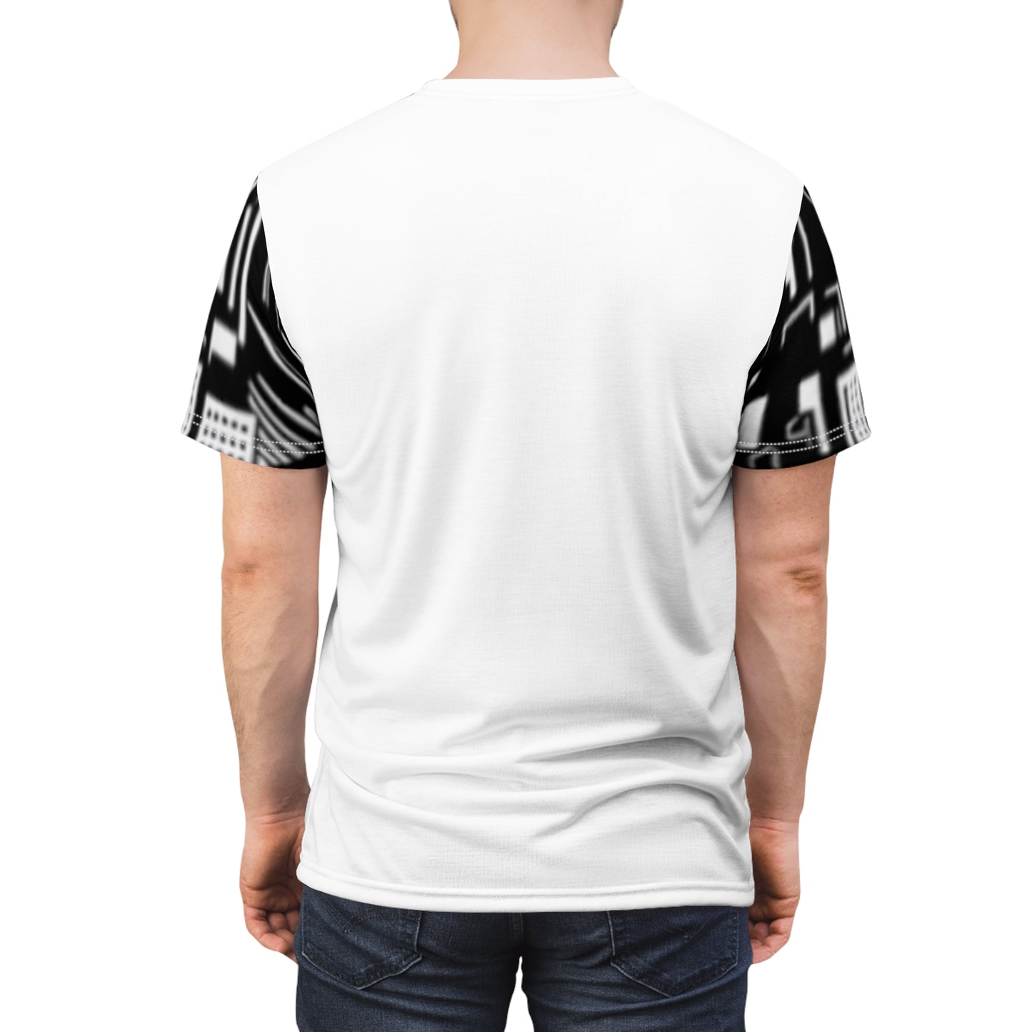 Unisex Cut & Sew Tee - USA Big City (AOP)