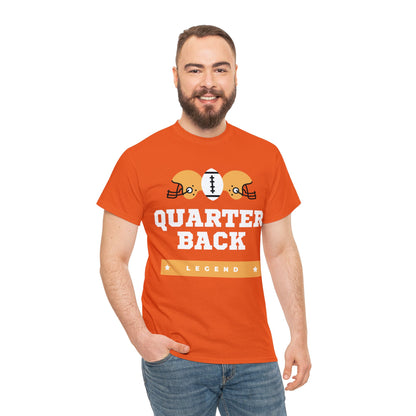 Unisex Heavy Cotton T-Shirt - Quarterback Legend (Express Delivery Available for USA Customers)