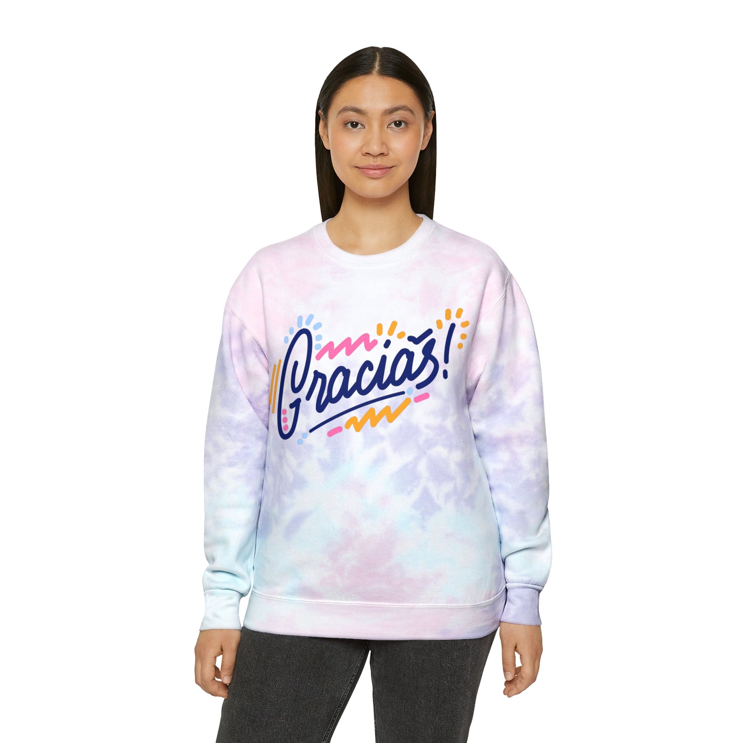 Unisex Tie-Dye Sweatshirt - Gracias