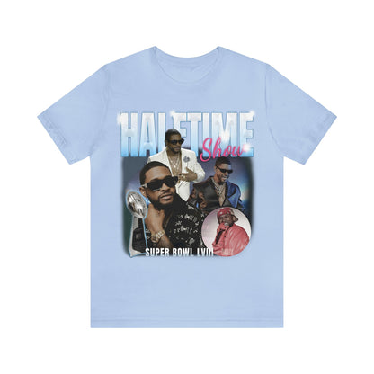 Usher Half Time Show LVIII Graphics Unisex T-Shirt (Express Delivery Available for USA Customers)