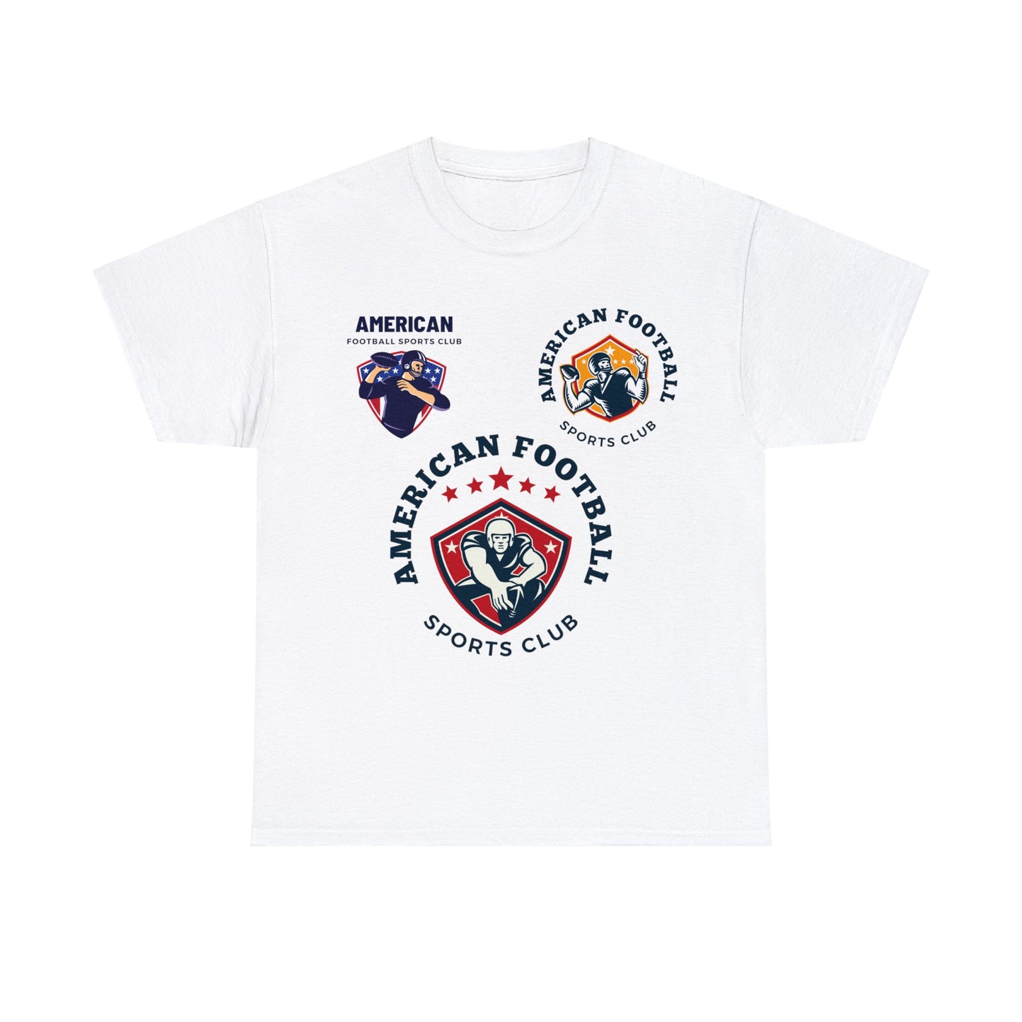 Unisex Heavy Cotton T-Shirt - American Football Sports Club (Express Delivery Available for USA Customers)