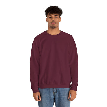 Unisex Plain Colors Heavy Blended Crewneck Sweatshirt (18 Colors Availiable to Choose)