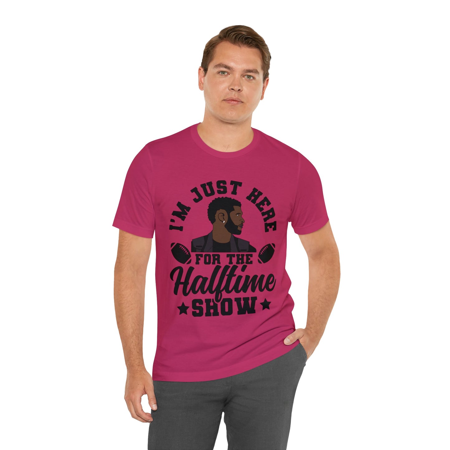 I Am Just Here For The Usher Half Time Show 2024 Unisex T-Shirt (Express Delivery Available for USA Customers)